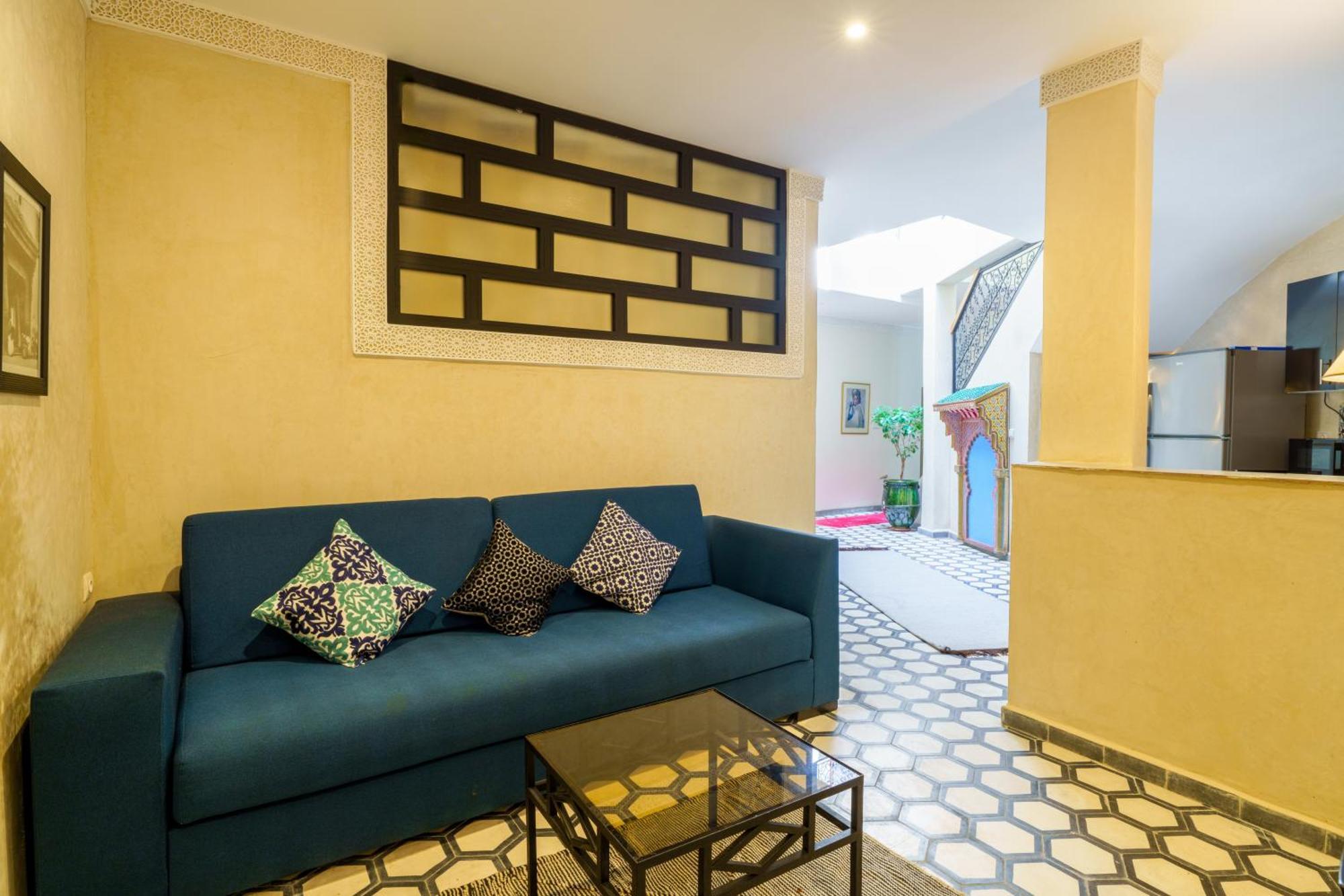 Riad 4 Chambres - Piscine & Petit Dejeuner Gratuit - Wifi Fibre Optique Marrakesh Exteriör bild